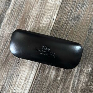 COACH GLASSES  HARD LEATHER CASE